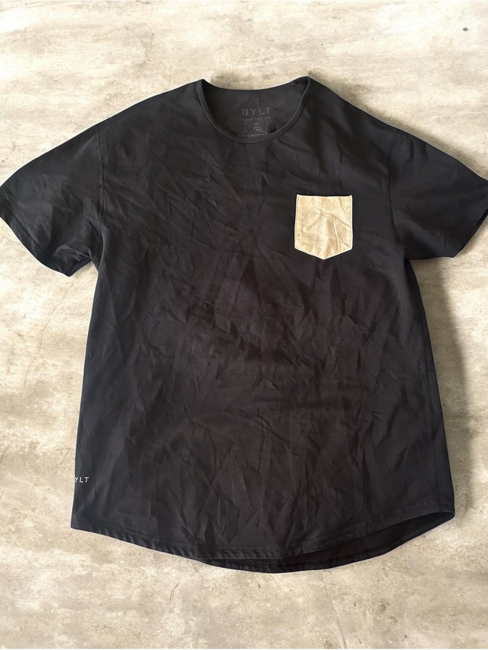 Bylt Crewneck T-Shirt with Contrast Pocket